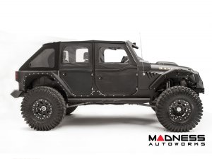 Jeep Wrangler JL Fender Flares - Fab Fours - Front - Gill Box For Base System Jeep Wrangler JL Fender Flares - Fab Fours - Front - Gill Box For Base System